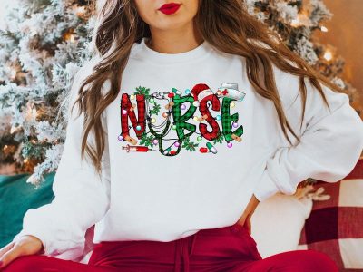 Christmas Nursing Sweatshirt, Nurse Christmas Shirt, Nursing School Shirt, Xmas Christmas 2