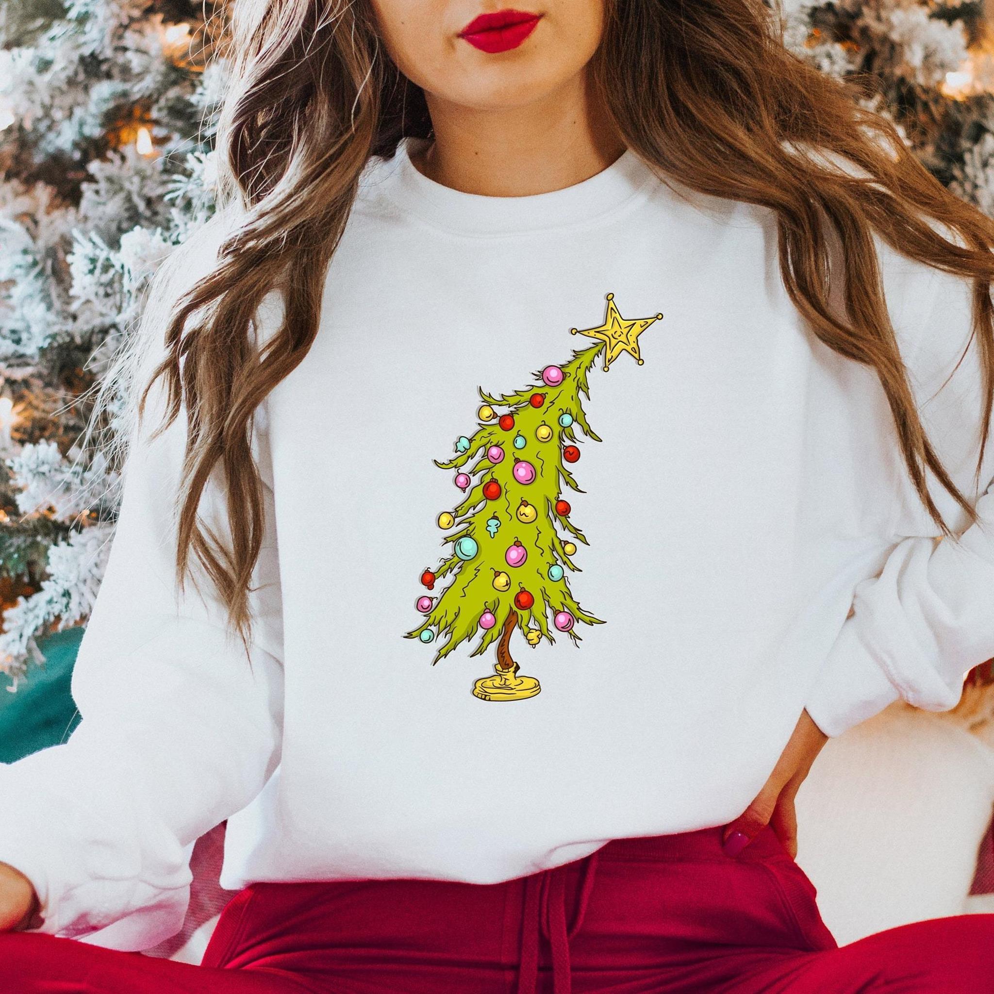 Christmas Tree Sweatshirt Trendy Christmas Tree Sweater Sweatshirt Christmas Shirt Xmas Holidays Gift Shirt Christmas Sweatshirt Winter Holiday Sweatshirt