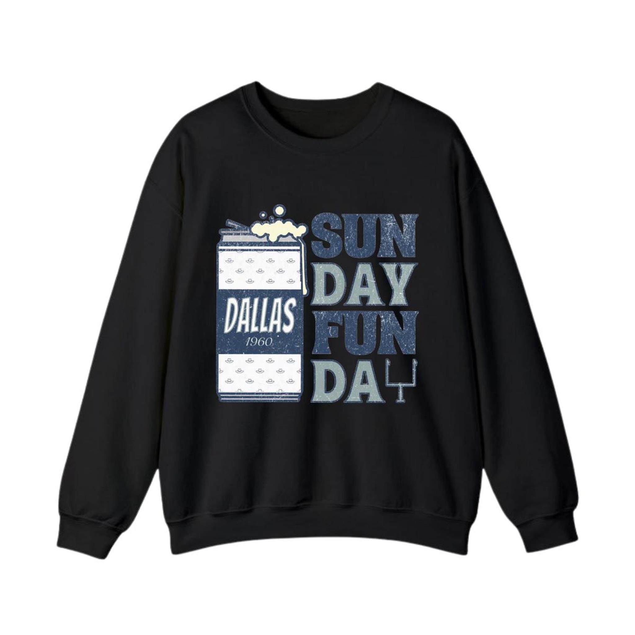 Dallas Cowboy Sweatshirt Dallas Football Gift Cowboy Football Vintage Football Hoodie Game Day Cotton Tee Man Menswear Underwear