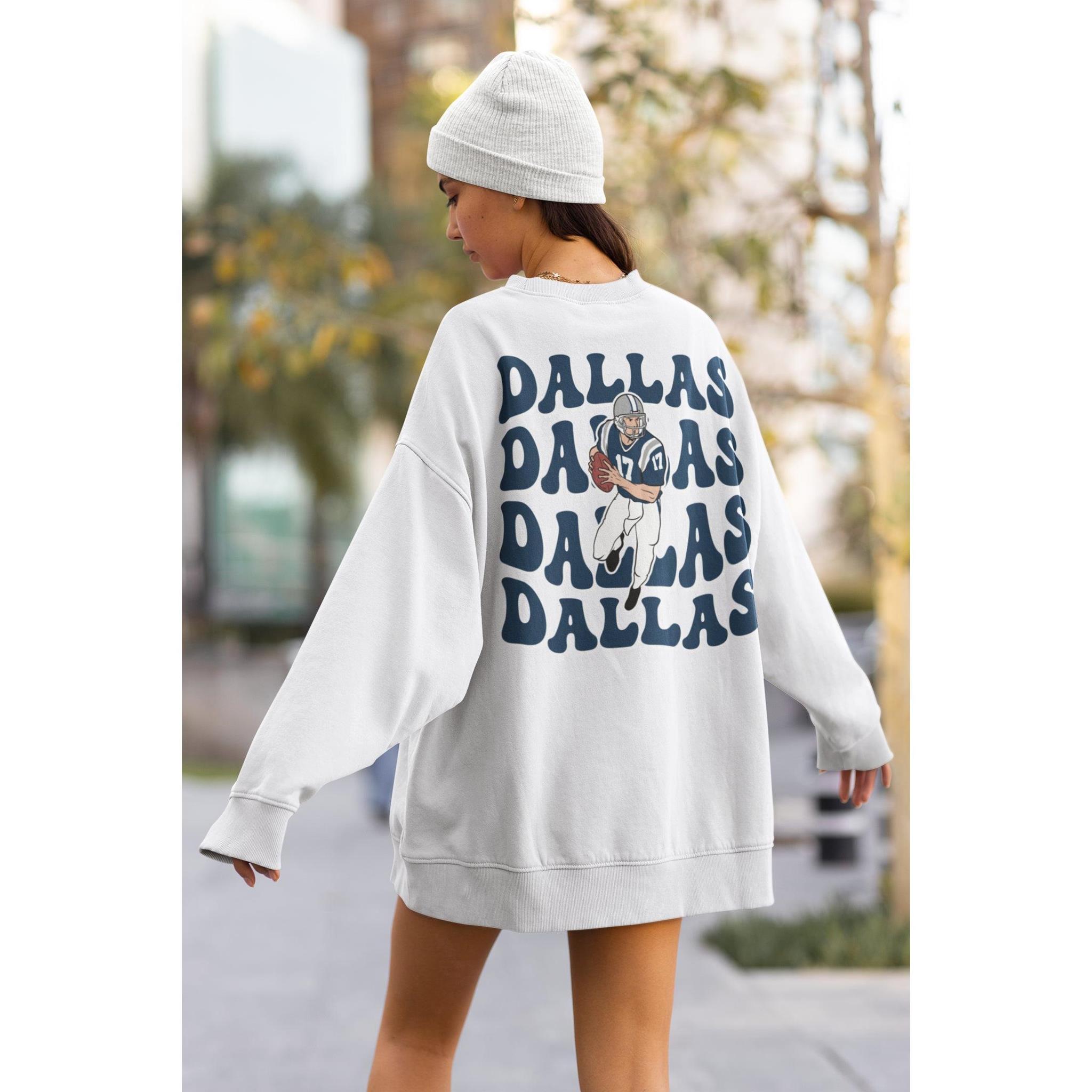 Dallas Football Crewneck Sweatshirt The Cowboy Sweater