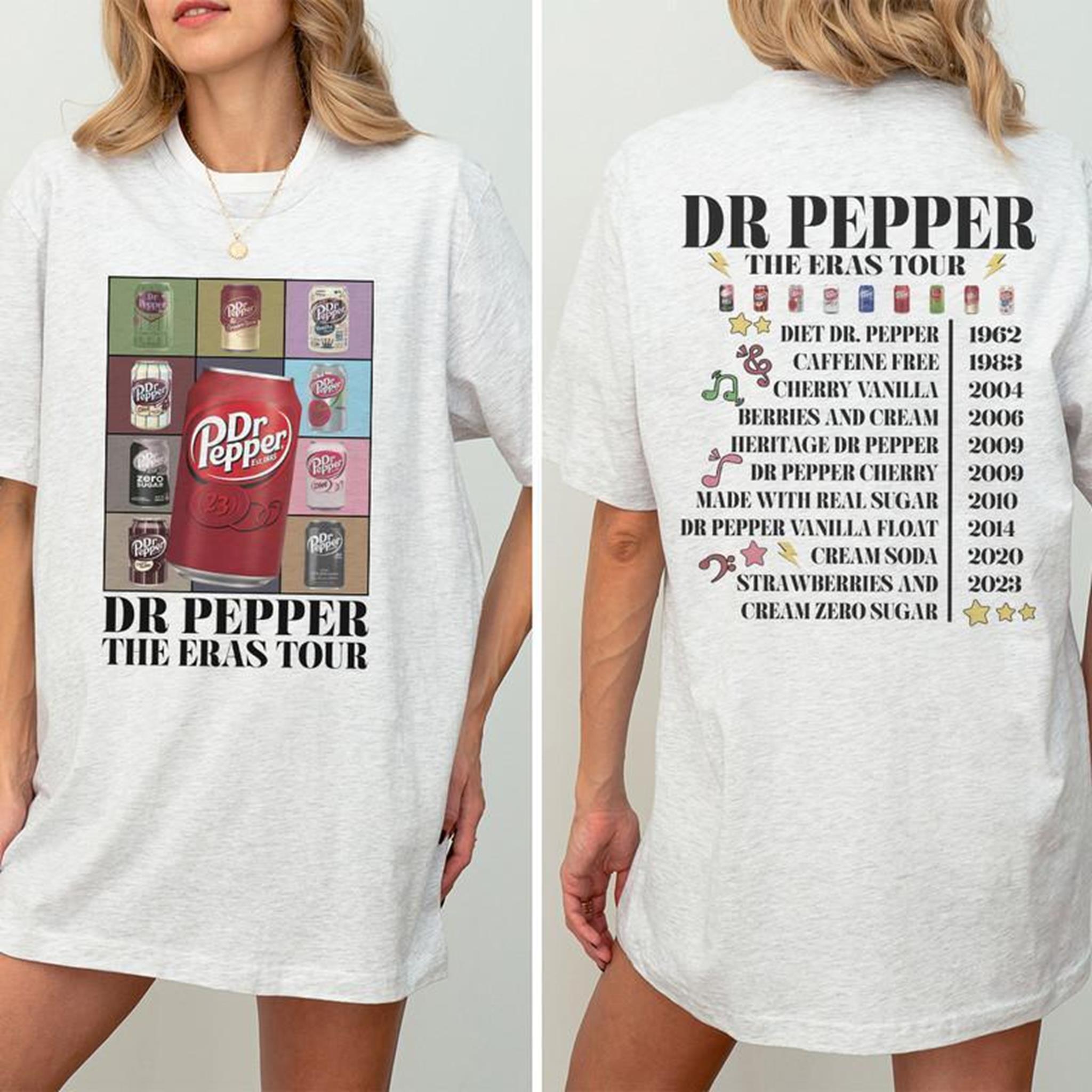 DrPeeper The Erass Tour Tshirt Dr Pqer 2 Sides Shirt Gift For Men Gift For Women Full Size Full Color