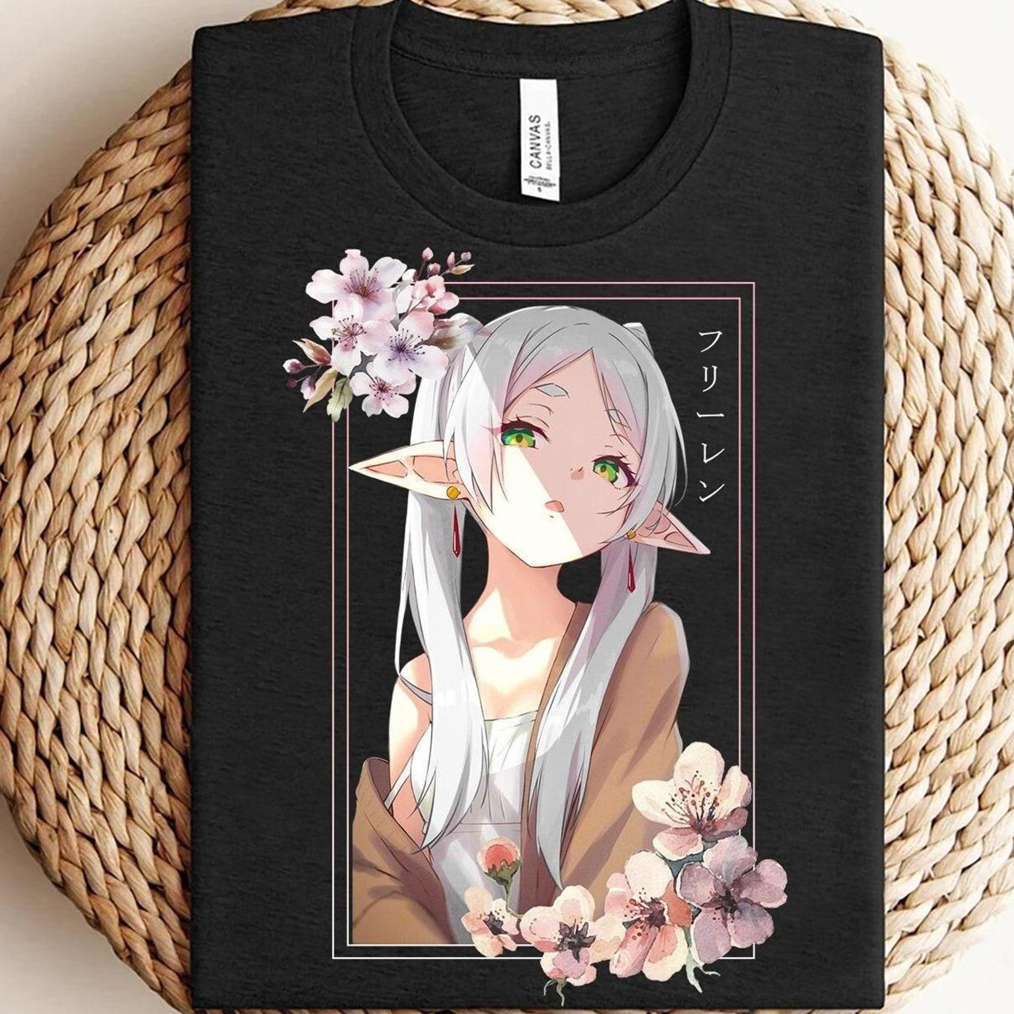 Frieren Shirt Kawaii Anime Shirt Frieren The Slayer Shirt Best Anime Merch Anime Tshirt Fern Shirt Unisex Anime Tshirt X6ZEW 1