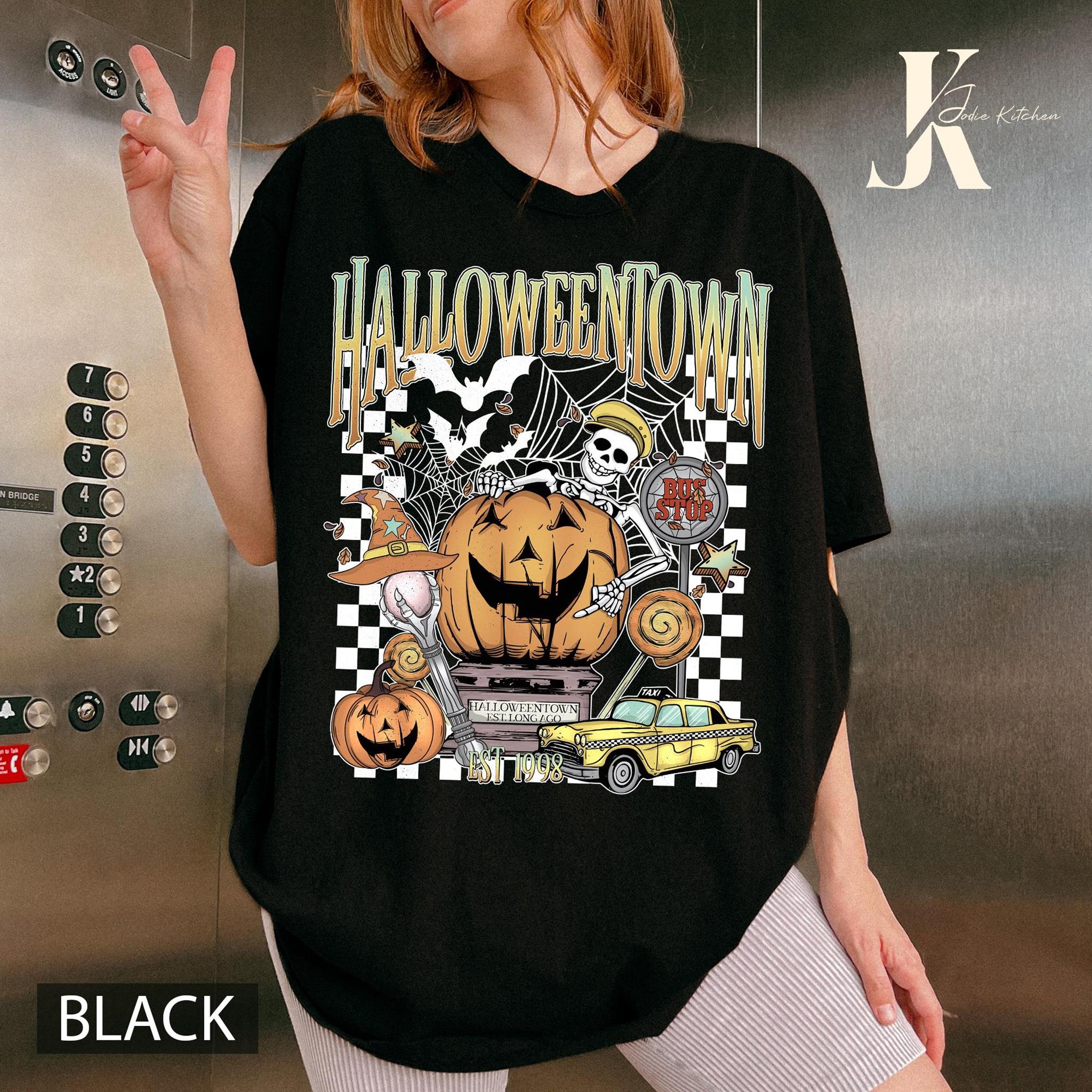 Halloween Town Est 1998 Sweatshirt Halloween Sweatshirt Halloween Family Shirt Halloween Pumpkin Halloween 2024 Halloween Gifts