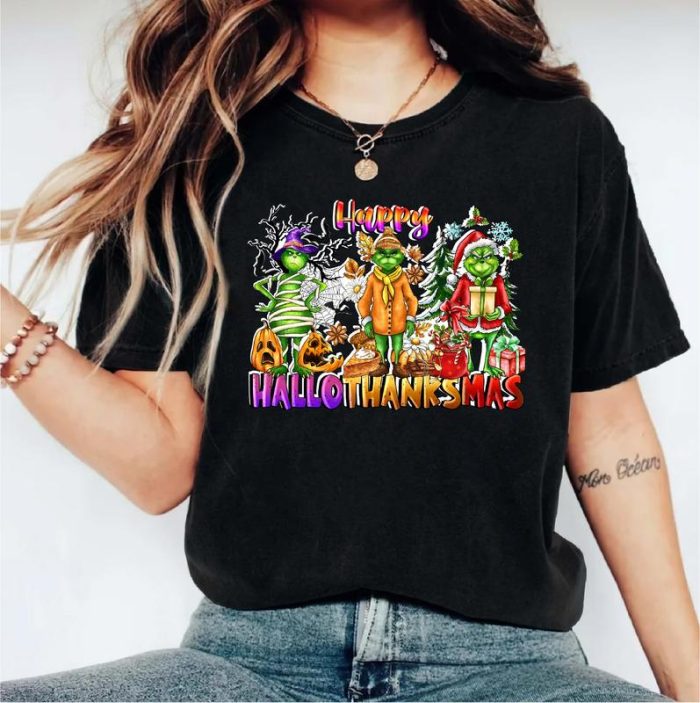 Happy halloween tshirt, holiday season shirt, funny halloween gift tee, thanksgiving tshirt 2