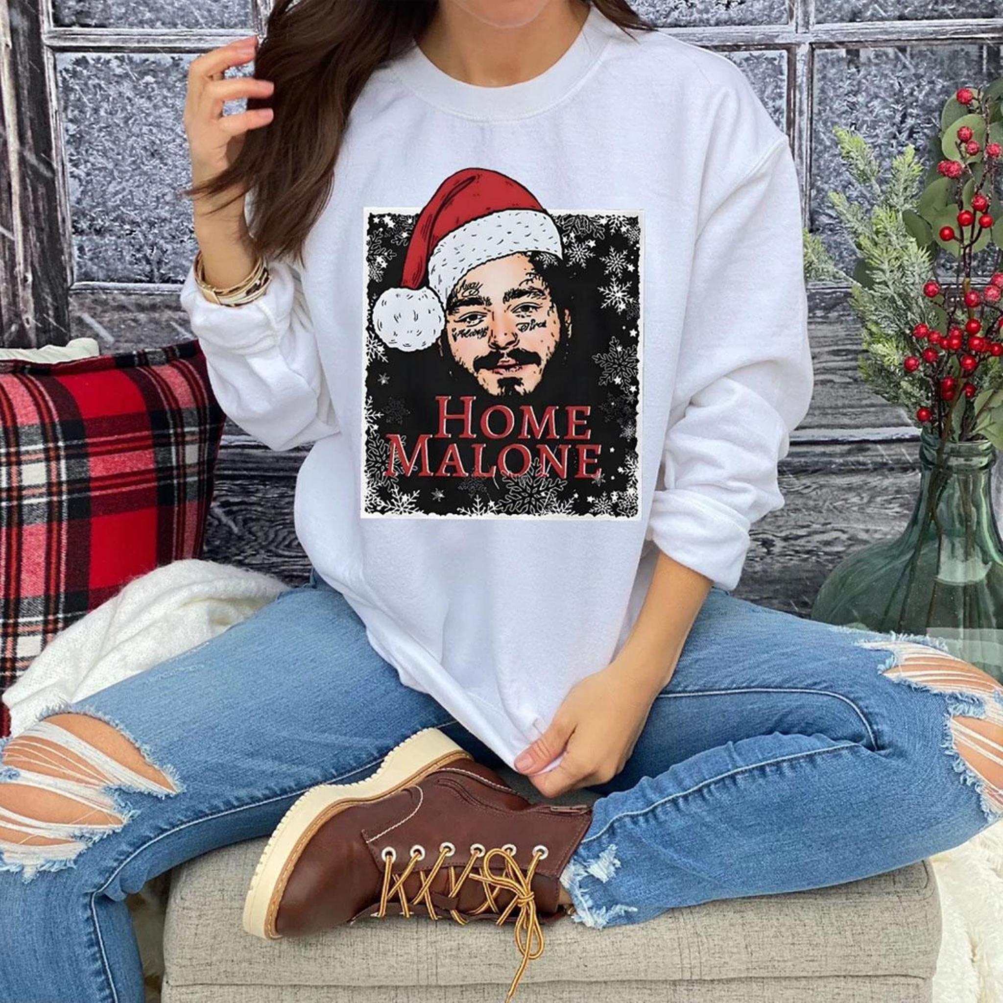 Home Malone Sweatshirt Ugly Christmas Sweatshirt Funny Christmas Sweatshirt Home Alone Sweatshirt