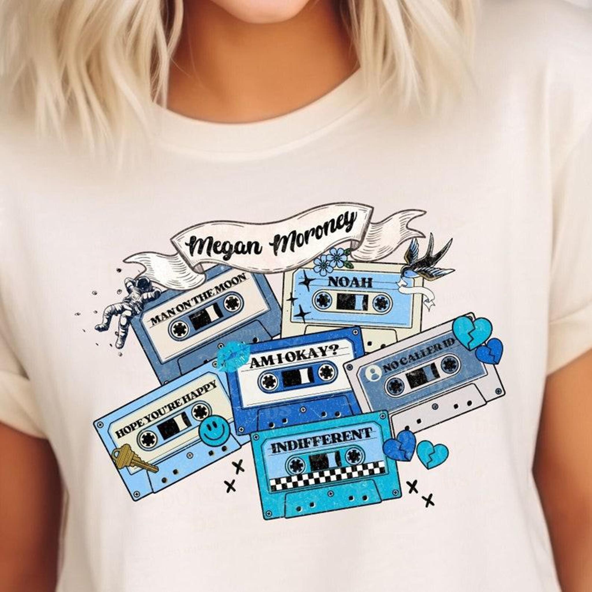 Megan Moroney Cassette Concert Song tshirt music Am I Okay Nashville western cowgirl cowboy shirt