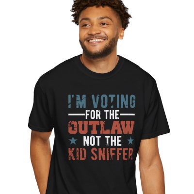 Vote Trump 2024 Shirt President Trump Comfortcolors Donald Trump Tee Trump Shirt I'm Voting For The Outlaw Not The Sniffer Election 2024