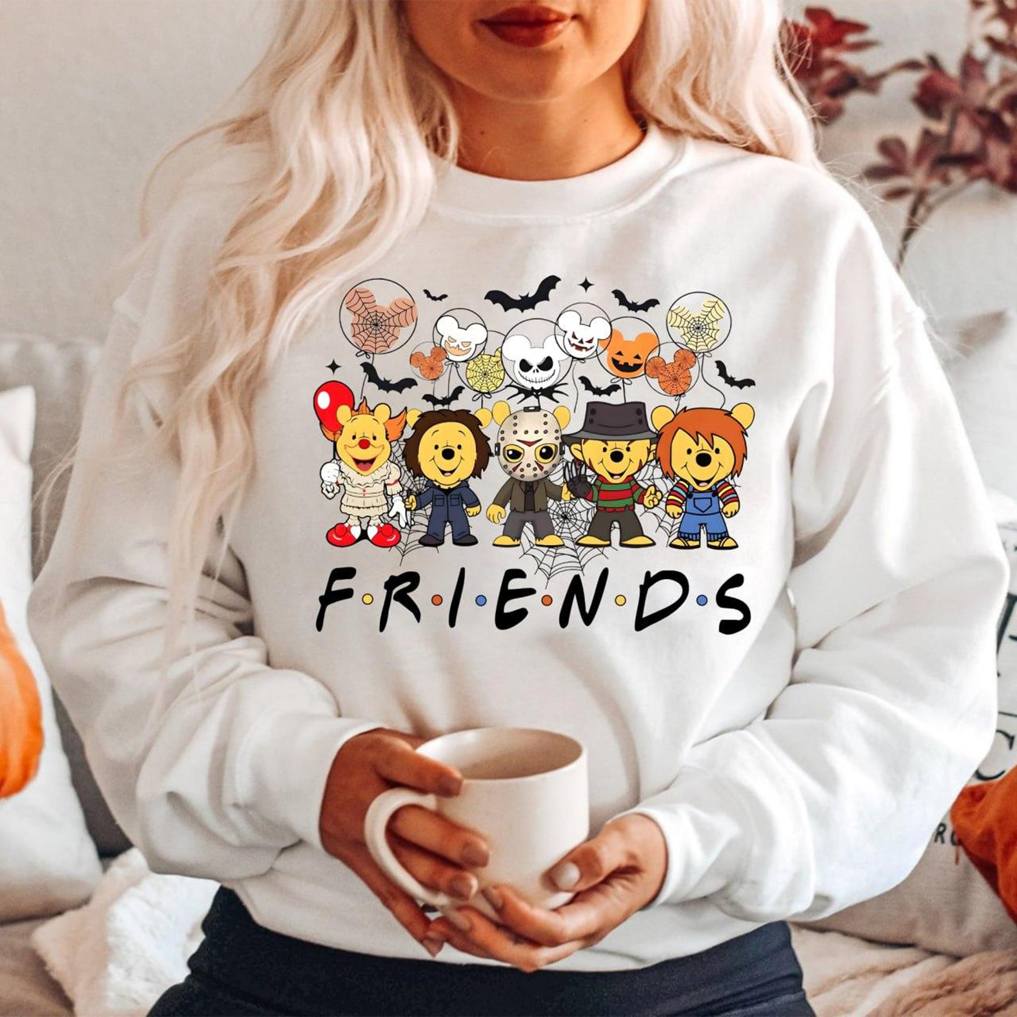 Funny Halowen Shirt Wnne The P00h Shirt Haloween Horor Characters Shirt