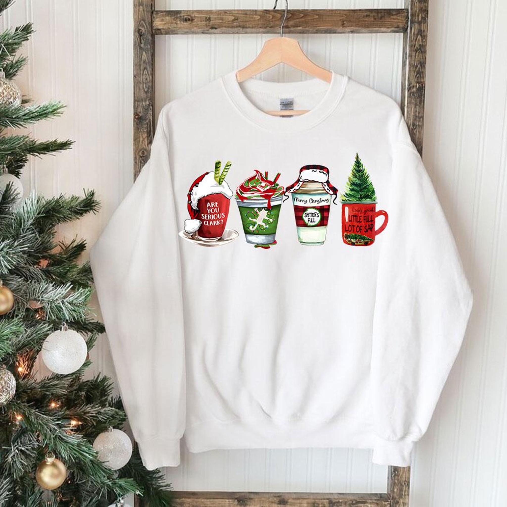 Retro Family Christmas Vacation Coffee Sweater Hoodie Shirt